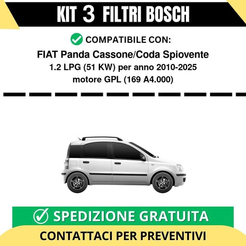 Kit filtri bosch fiat - kit, 3
