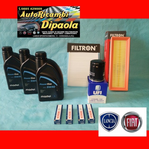Kit tagliando candele - kit, fiat