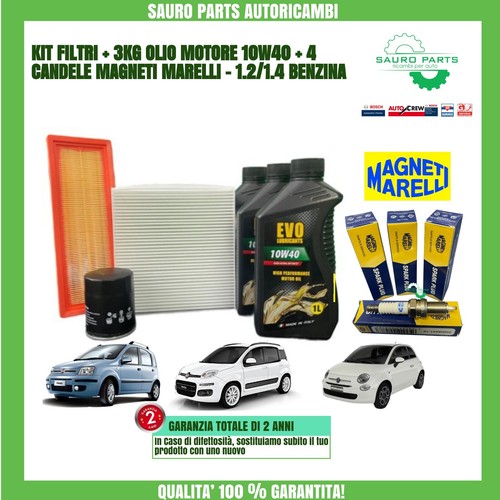Kit tagliando candele fiat - +,